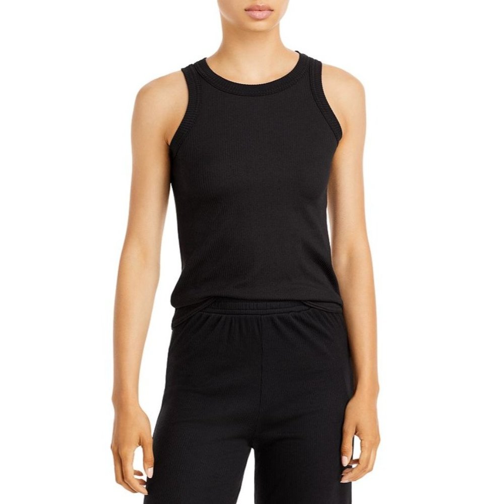 Ava & Esme Yummy Rib Tank Size S New Black